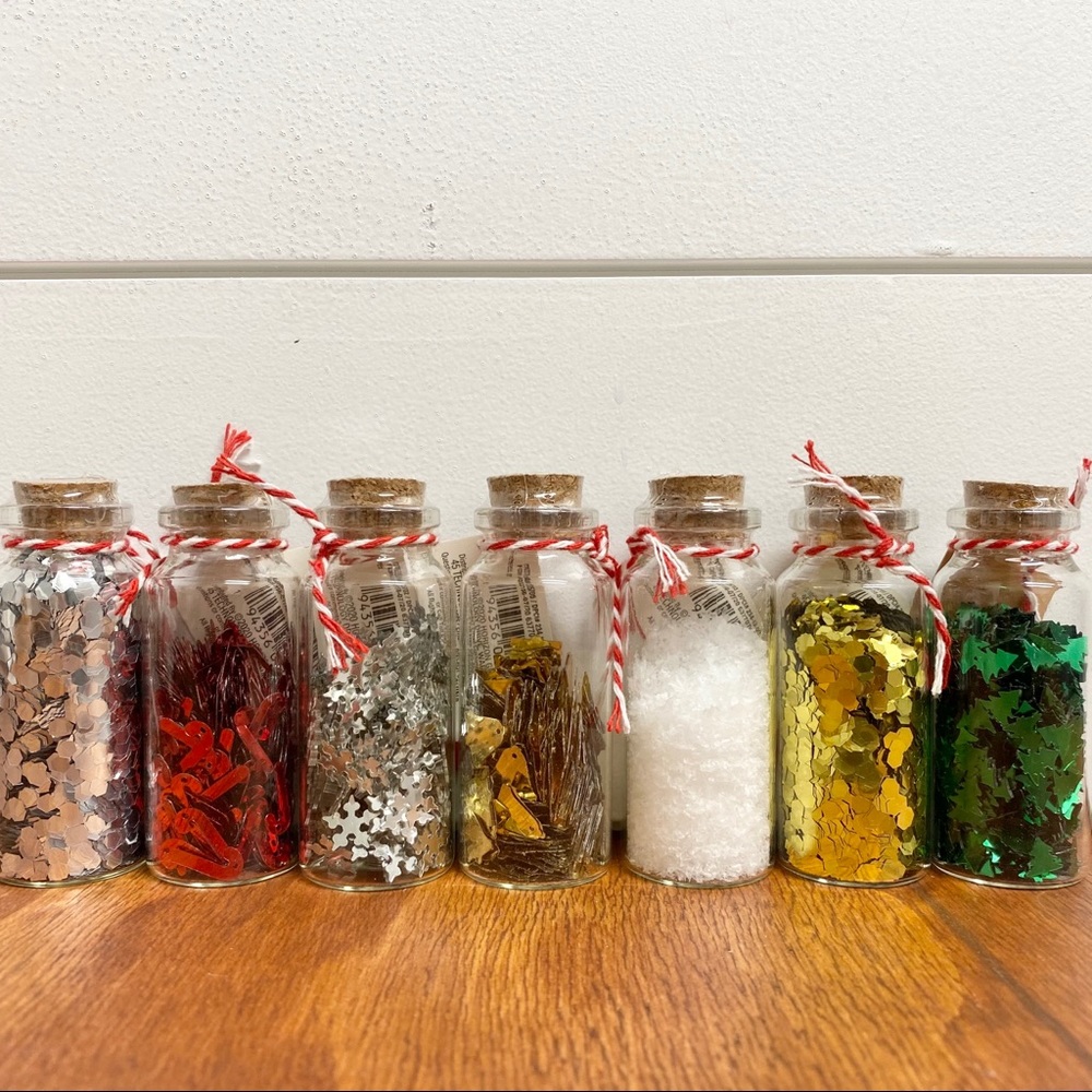 Target | Full Set of 7 Glitter Christmas B…